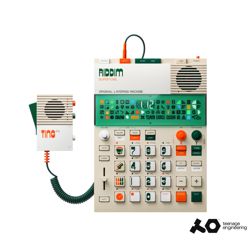 Teenage Engineering EP-40 Riddim Supertone + EP-2350 Ting Bundle